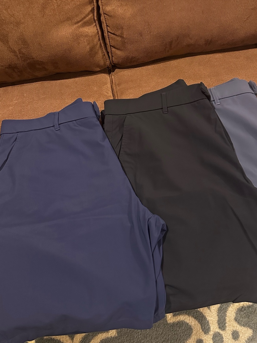 Three-Pack Greyson Montauk shorts - Navy, Black, Grey - pristine condition